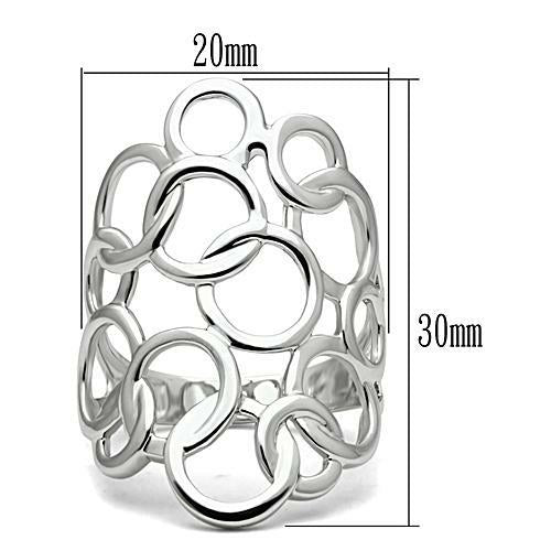 Rhodium Brass Ring