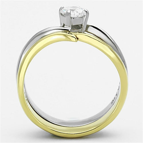 Gold Steel Ring