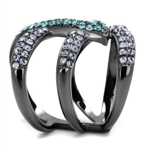 Light Black Stainless Steel Ring