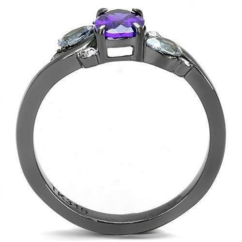 Light Black Stainless Steel Ring