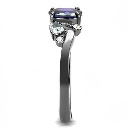 Light Black Stainless Steel Ring