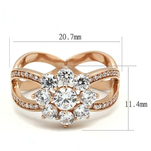 Rose Gold Sterling Silver Ring