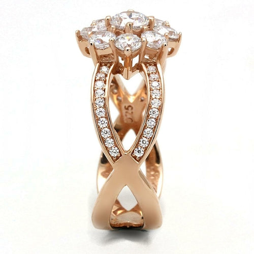 Rose Gold Sterling Silver Ring