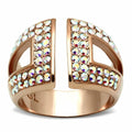 Rose Gold-lon plating lux Ring