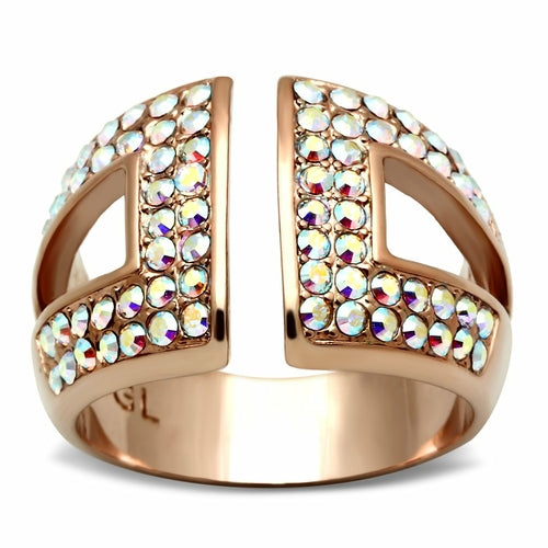 Rose Gold-lon plating lux Ring