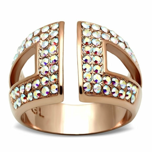 Rose Gold-lon plating lux Ring