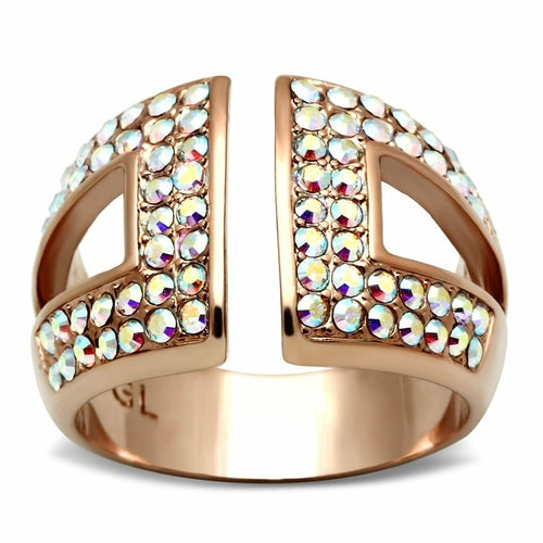 Rose Gold-lon plating lux Ring