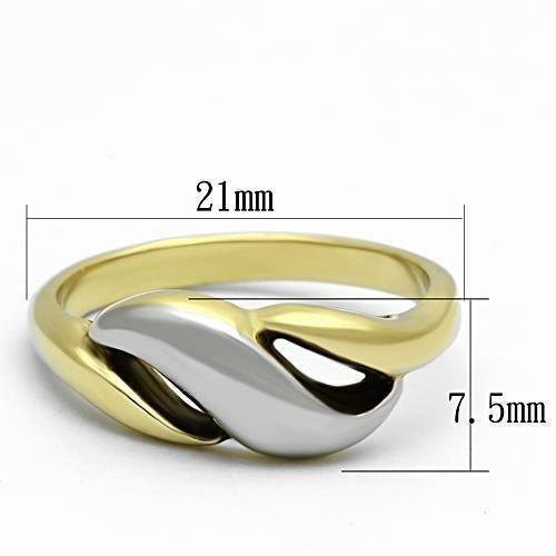 Gold Steel Ring