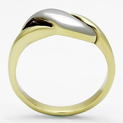 Gold Steel Ring