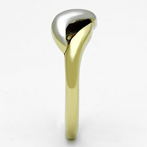 Gold Steel Ring