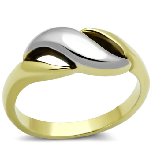 Gold Steel Ring