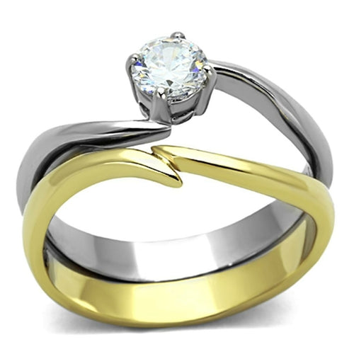 Gold Steel Ring