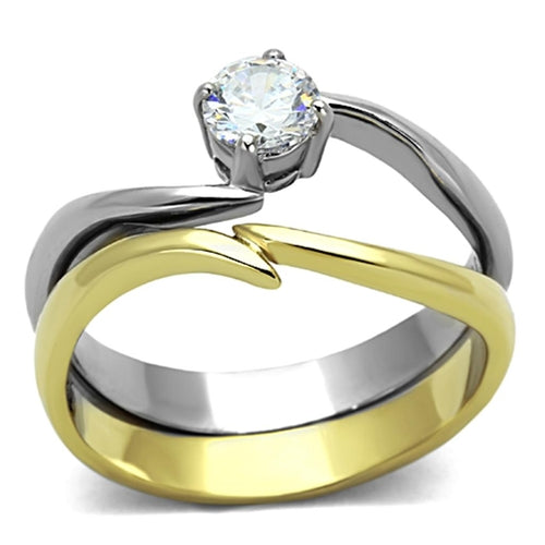 Gold Steel Ring