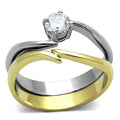 Gold Steel Ring