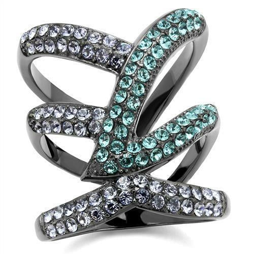 Light Black Stainless Steel Ring