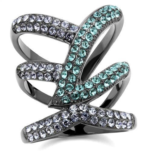 Light Black Stainless Steel Ring