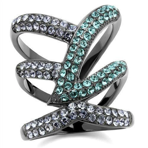 Light Black Stainless Steel Ring