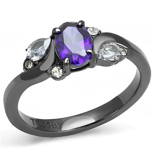 Light Black Stainless Steel Ring